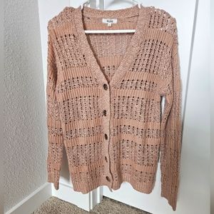 Womens button sweater